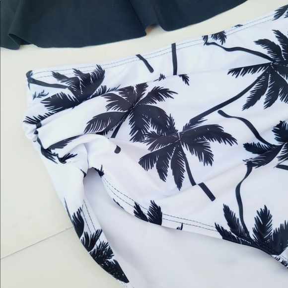 Two Piece Swimming Suits for WomenTankini Swimsuits High Waisted Bathing Suits - Picture 4 of 7